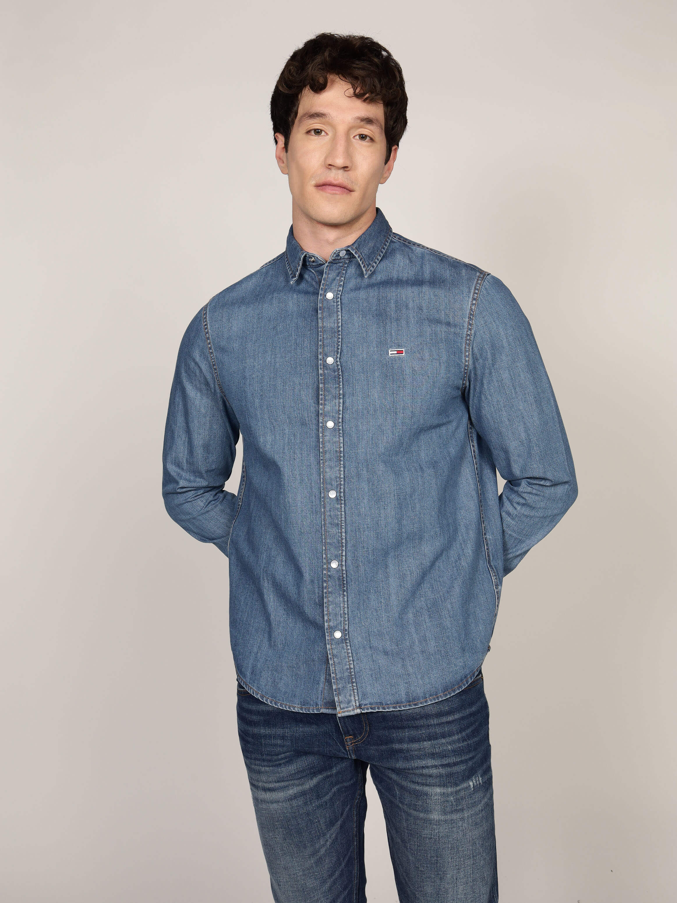 Camisas Casuales Camisa Mezclilla Hombre Chile WRANGLER Camisa