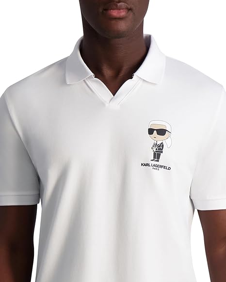 Polo Karl Lagerfeld White Polos