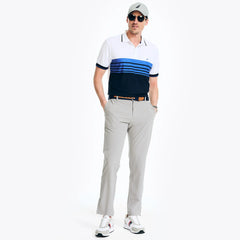 Polo Nautica Hombre Classic Fit White