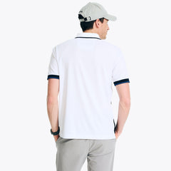 Polo Nautica Hombre Classic Fit White