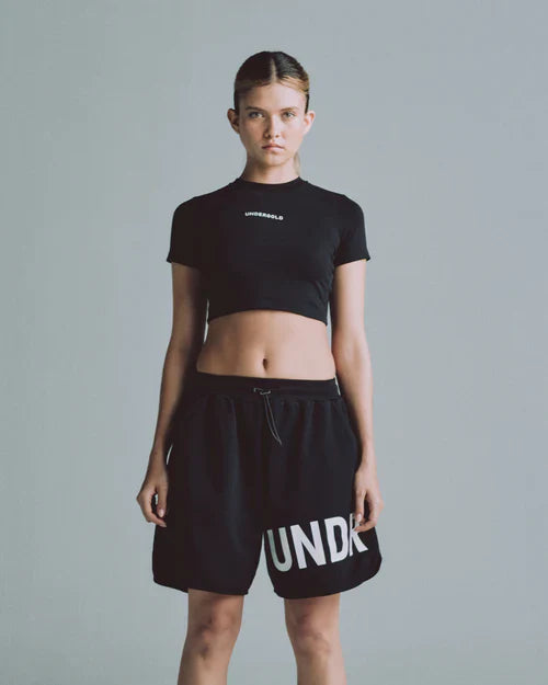 Crop Top Undergold Basics Black M Crop Top