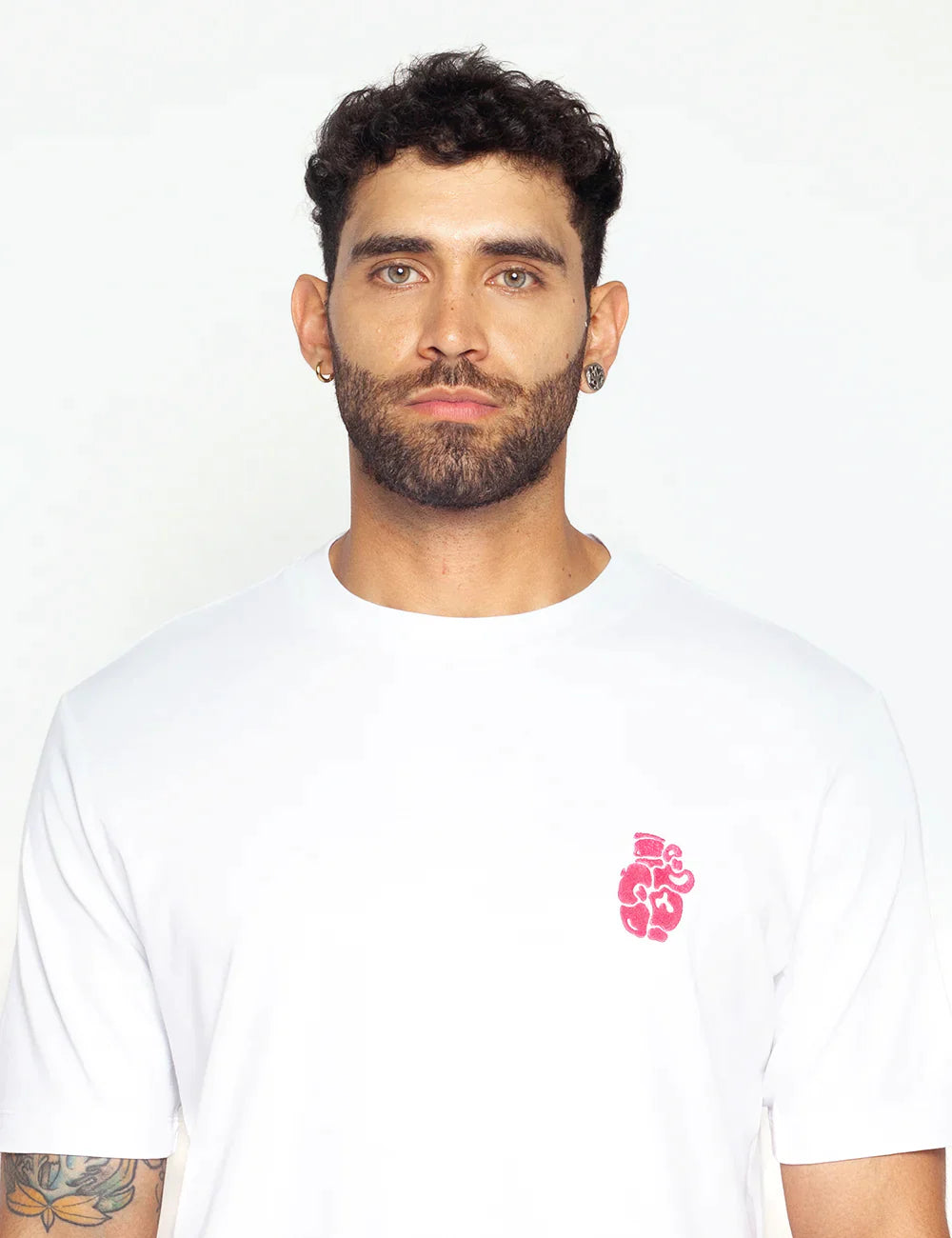 Camiseta Blow Up Granada Bordada White