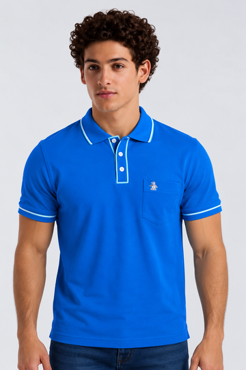 Polo Azul Hombre Penguin