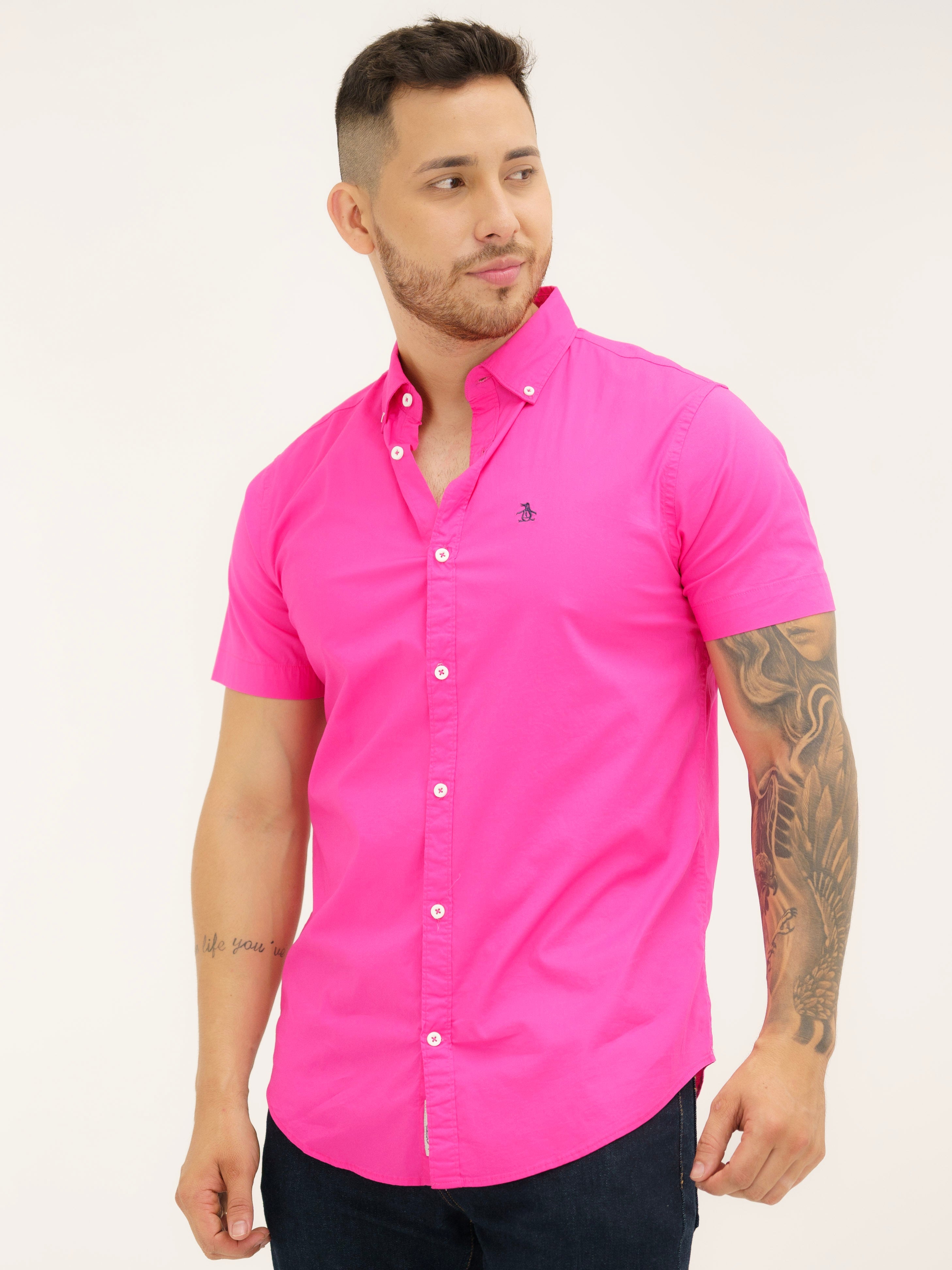 Camisa Penguin Pink Camisas