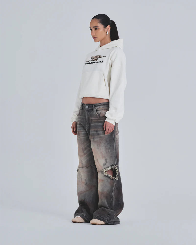 Hoodie Boxy Fit Women Undergold Holy State Deco