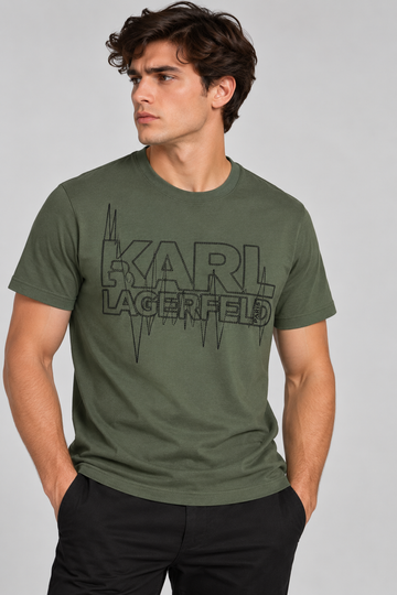 Camiseta Oliva Hombre Karl Lagerfeld