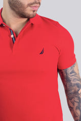 Polo Nautica Slim Fit Red