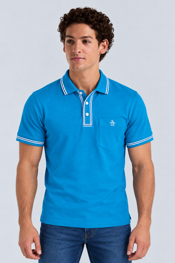 Polo Azul Hombre Penguin