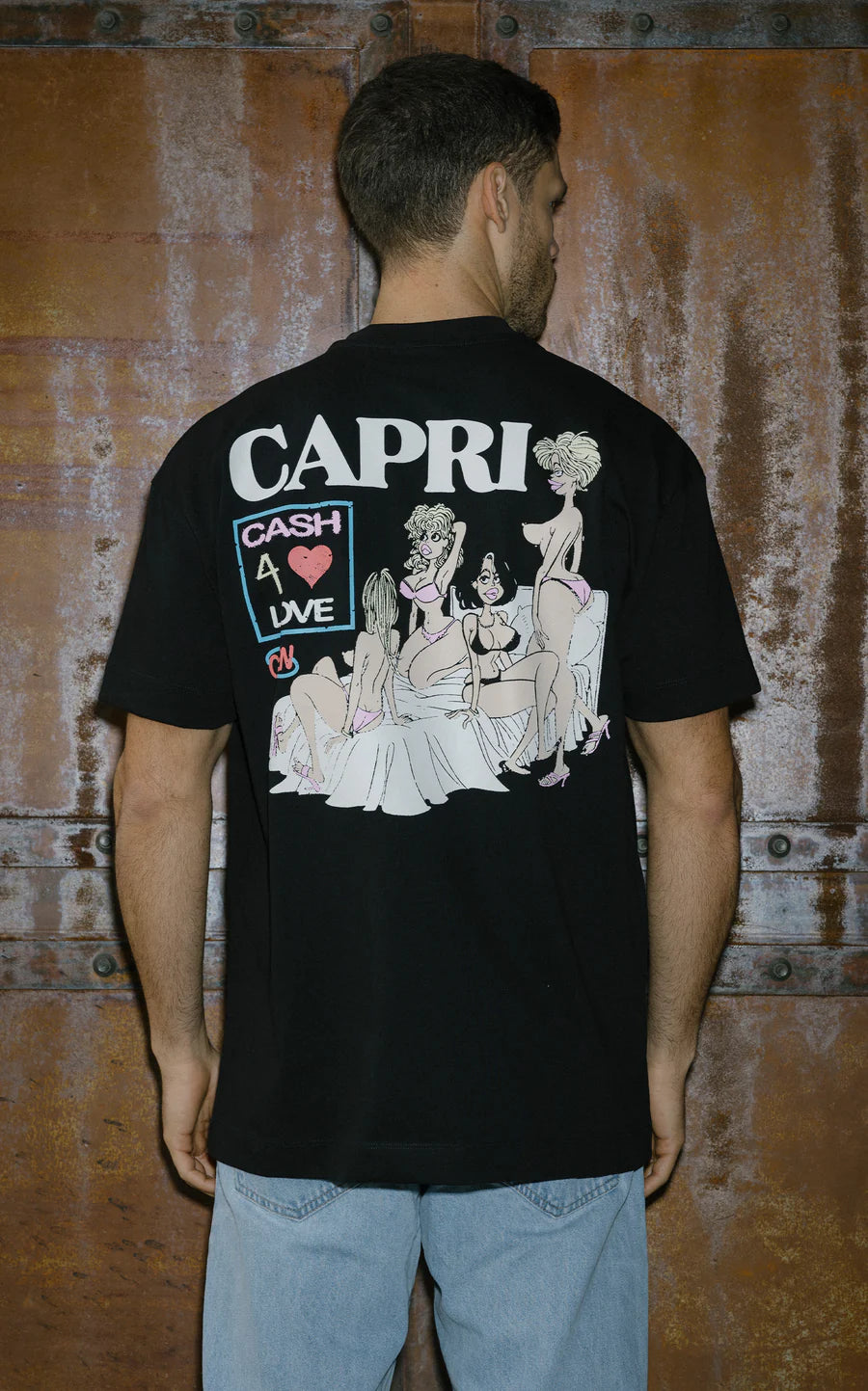 Camiseta Capri Cash for love