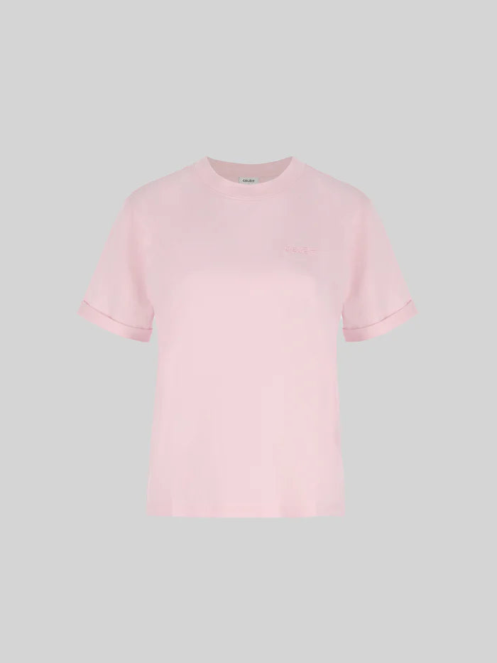 CELĒIT T-Shirt Cotton Pink