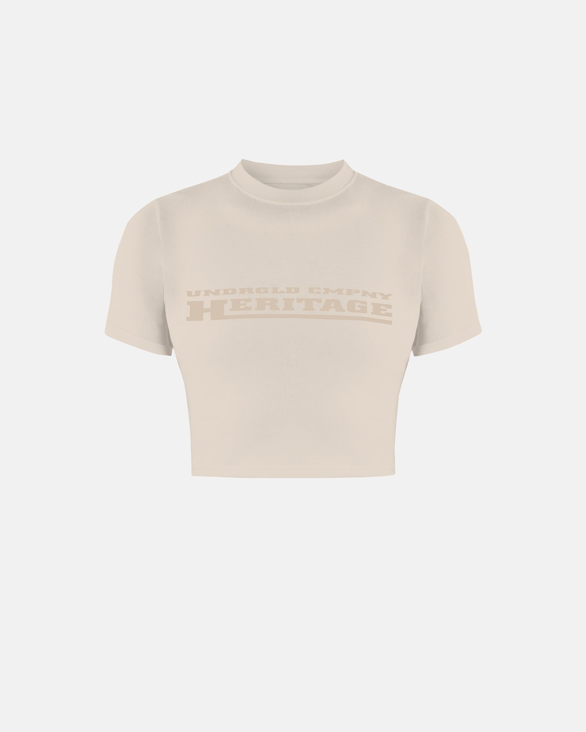 Baby Tee Women Undergold Golden Heritage Crop Top
