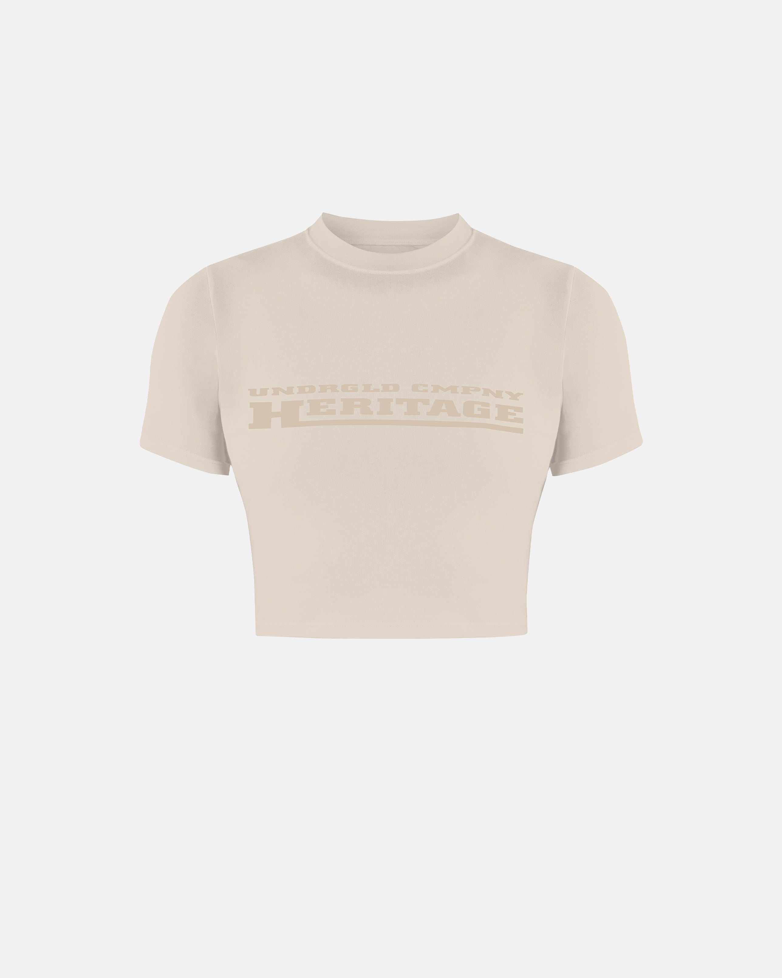 Baby Tee Women Undergold Golden Heritage Crop Top