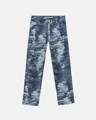 Jean Men Undergold Capsule Jacquard Wide Cammo Blue Jeans
