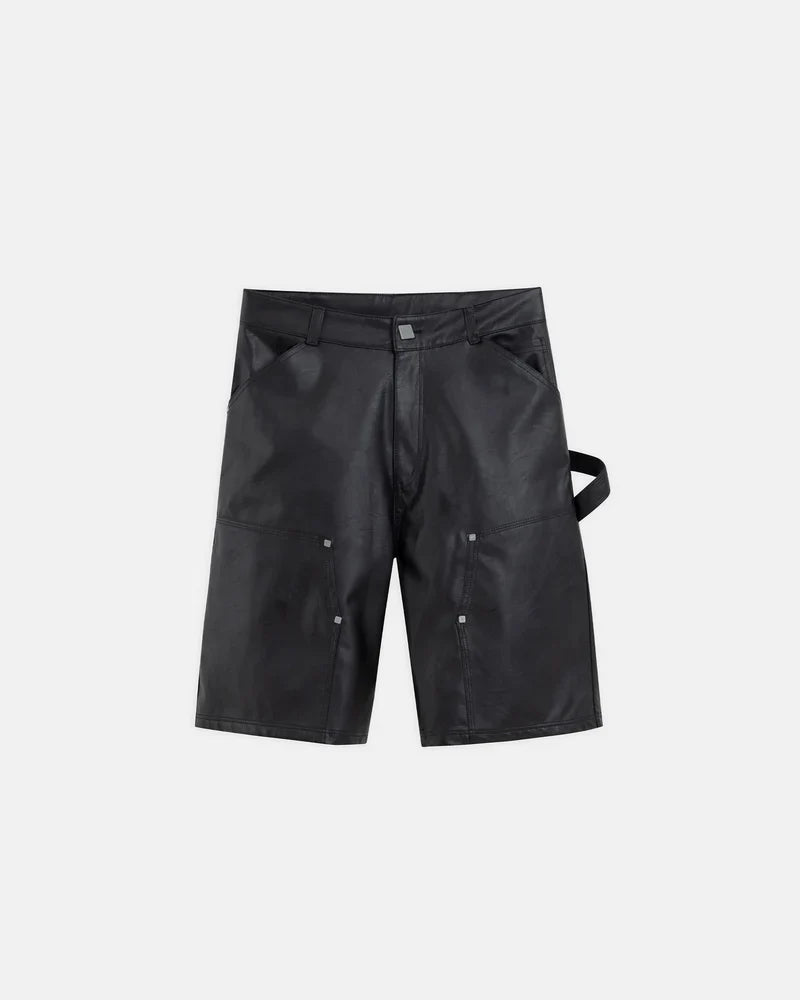 Short Men Undergold Capsule Pleather Black Short