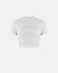 Baby Tee Women Undergold Capsule Blessed Are You Crop Top