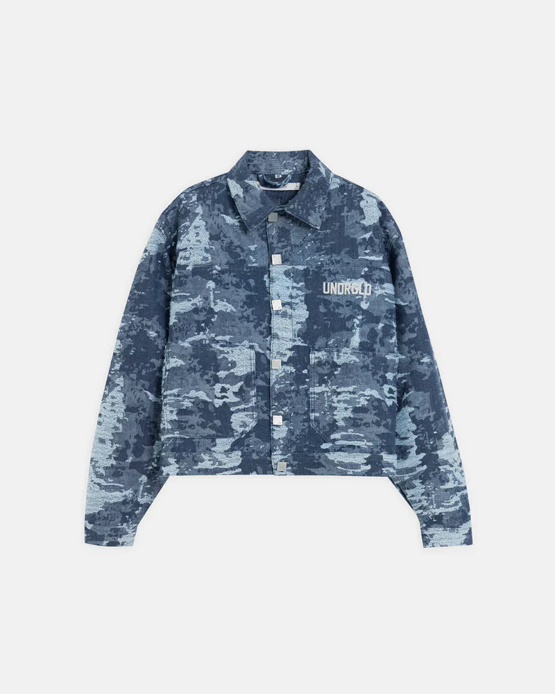 Chaqueta Men Undergold Capsule Jacquard Cammo Blue Chaqueta