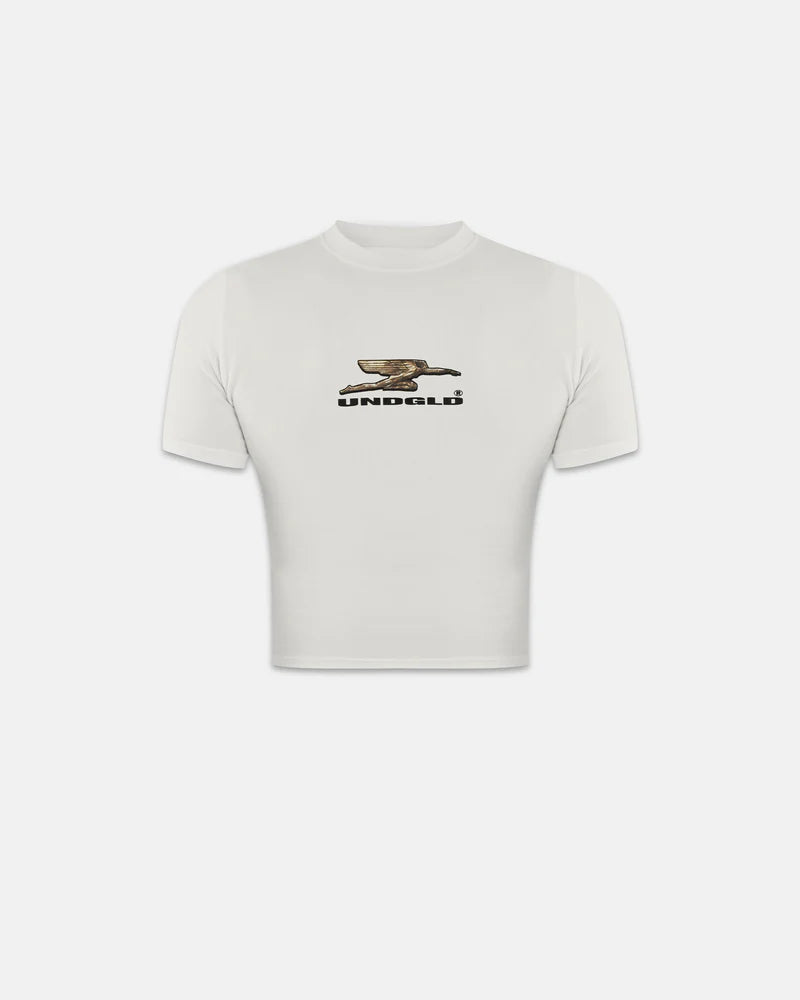 Baby Tee Women Undergold Holy State Deco