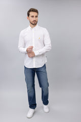 Camisa Nautica Hombre White