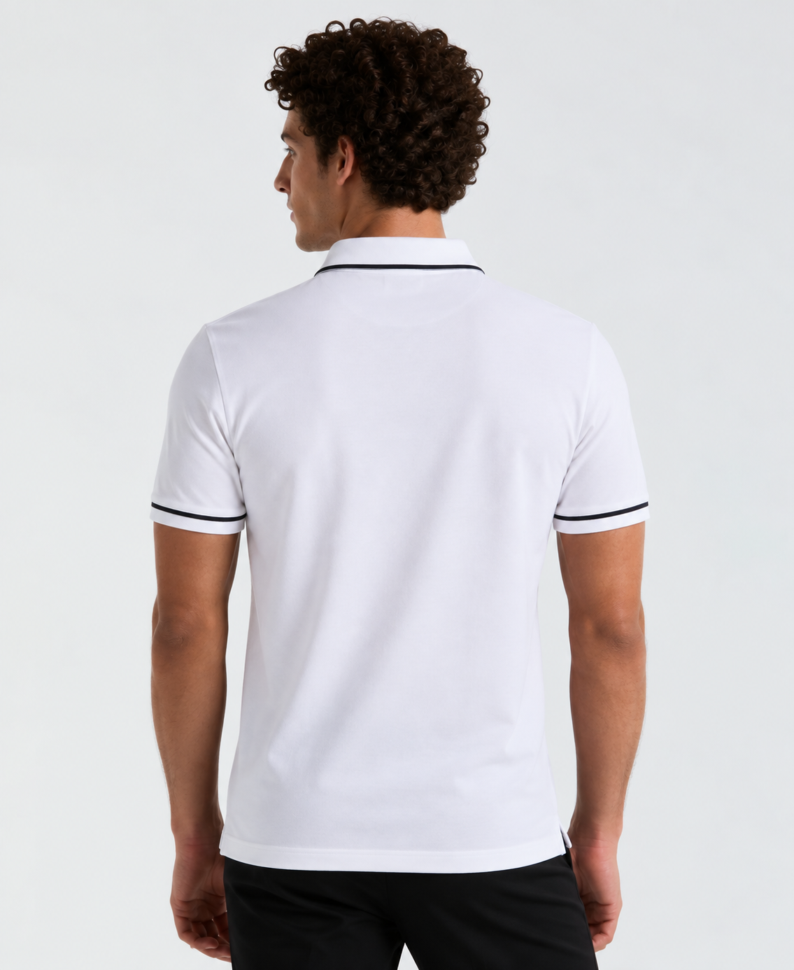 Polo Blanco Hombre Penguin