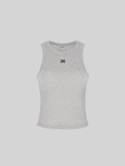 CELĒIT Rib Tank Top Gris