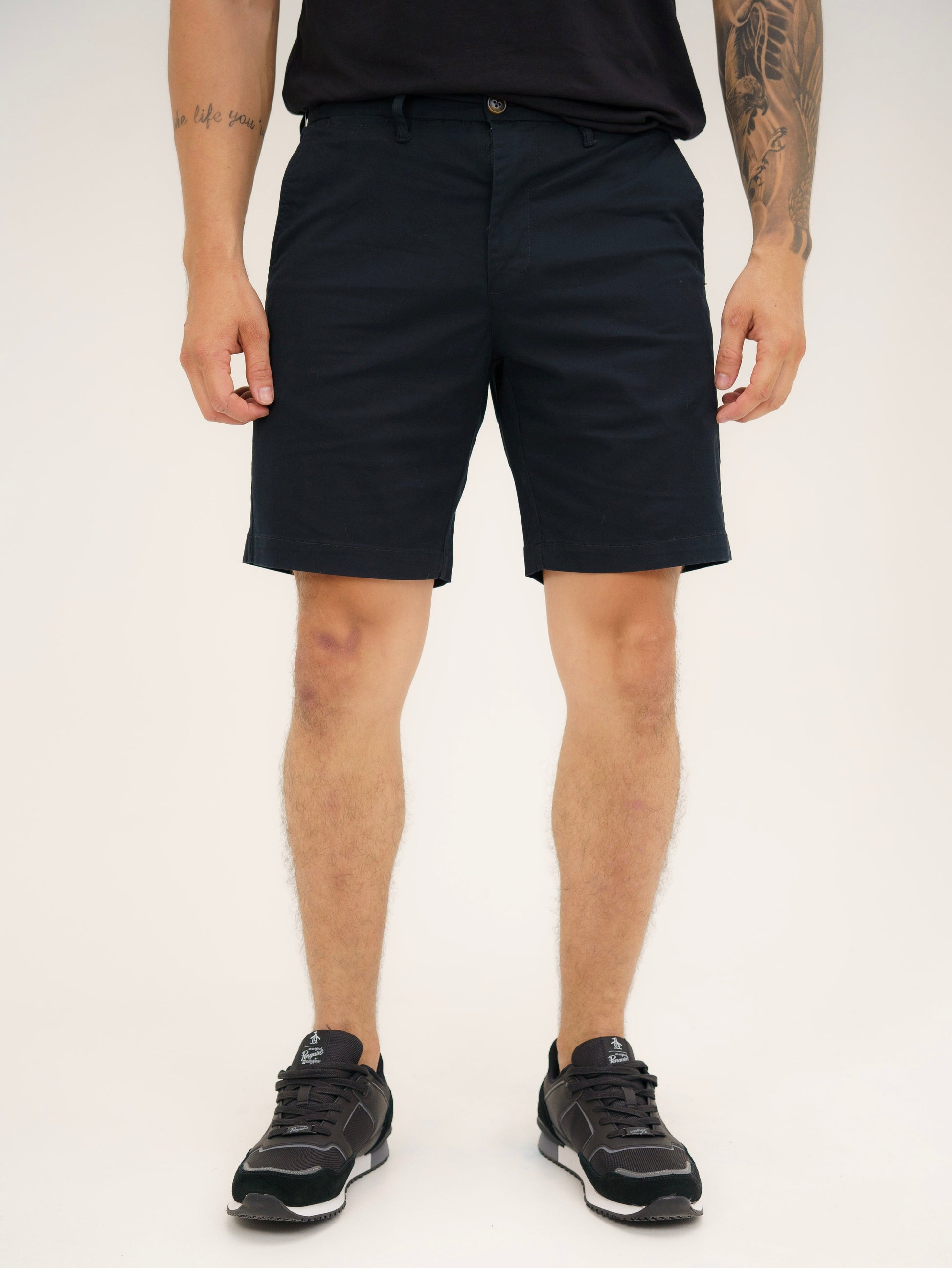 Bermuda Penguin Black Bermudas