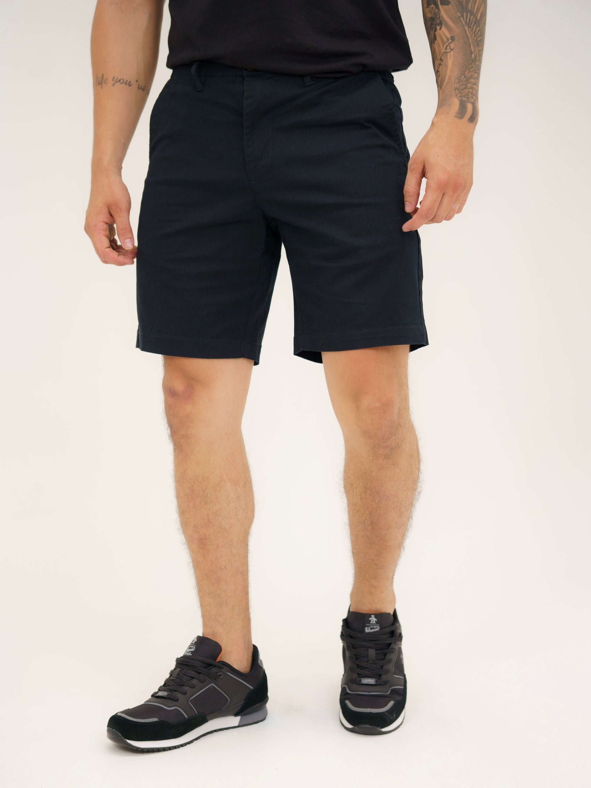 Bermuda Penguin Black Bermudas