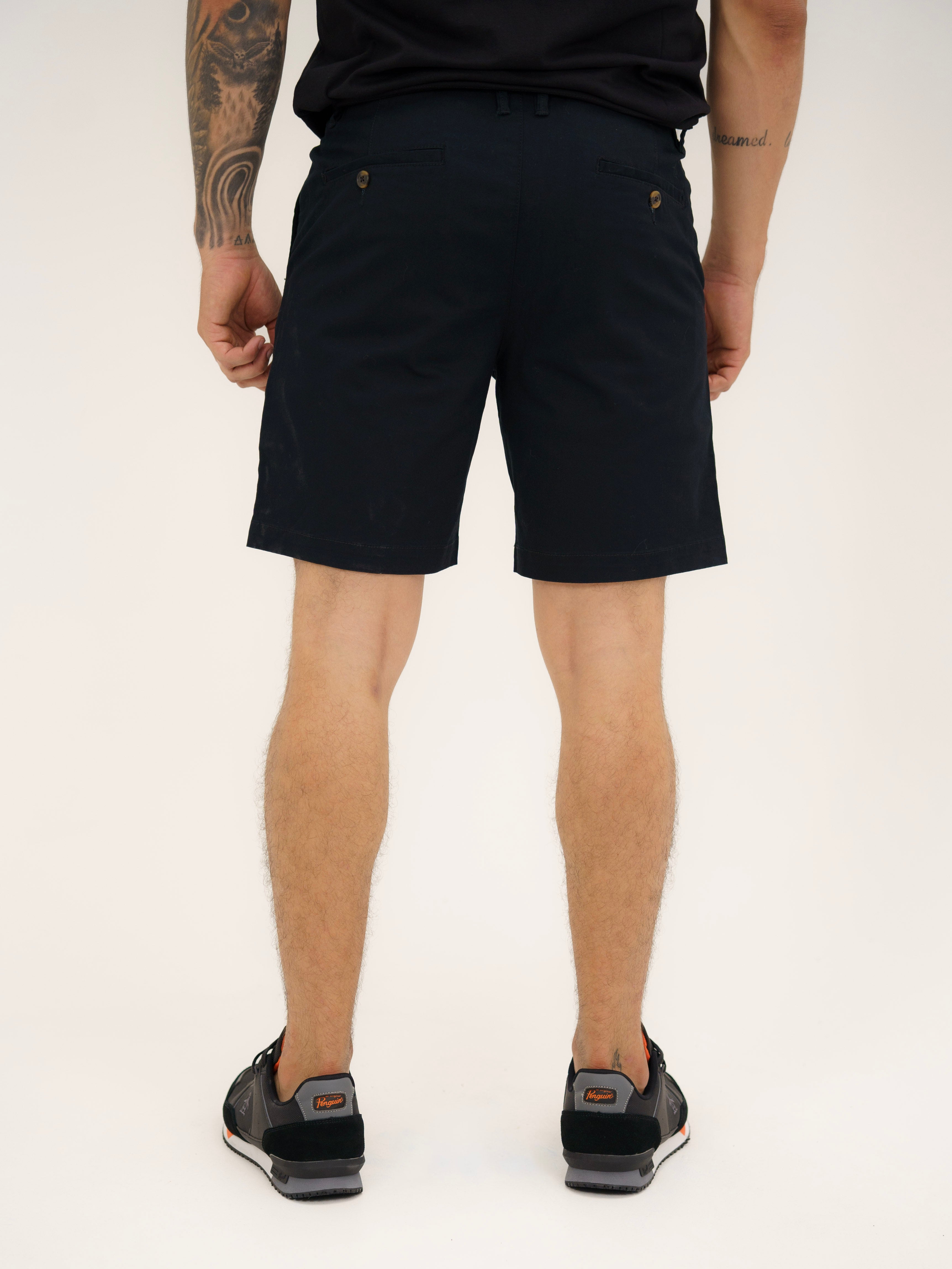 Bermuda Penguin Black Bermudas