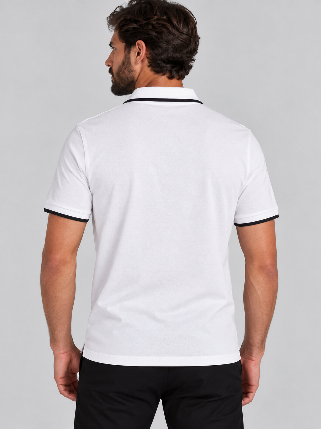 Polo Blanco Hombre Karl Lagerfeld