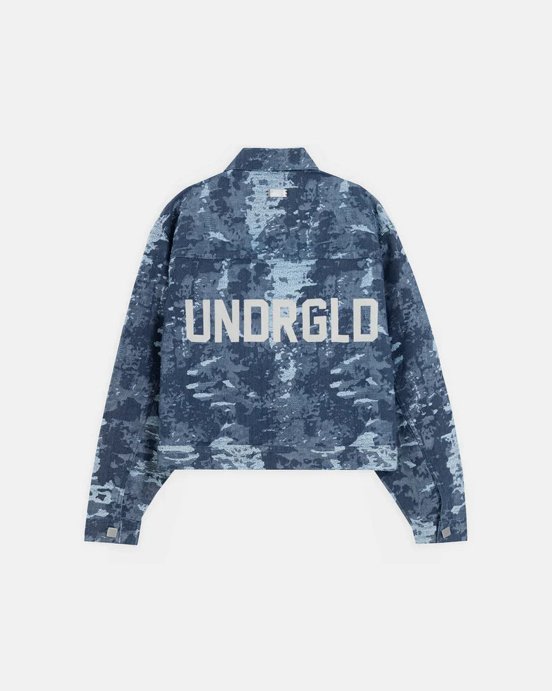 Chaqueta Men Undergold Capsule Jacquard Cammo Blue Chaqueta