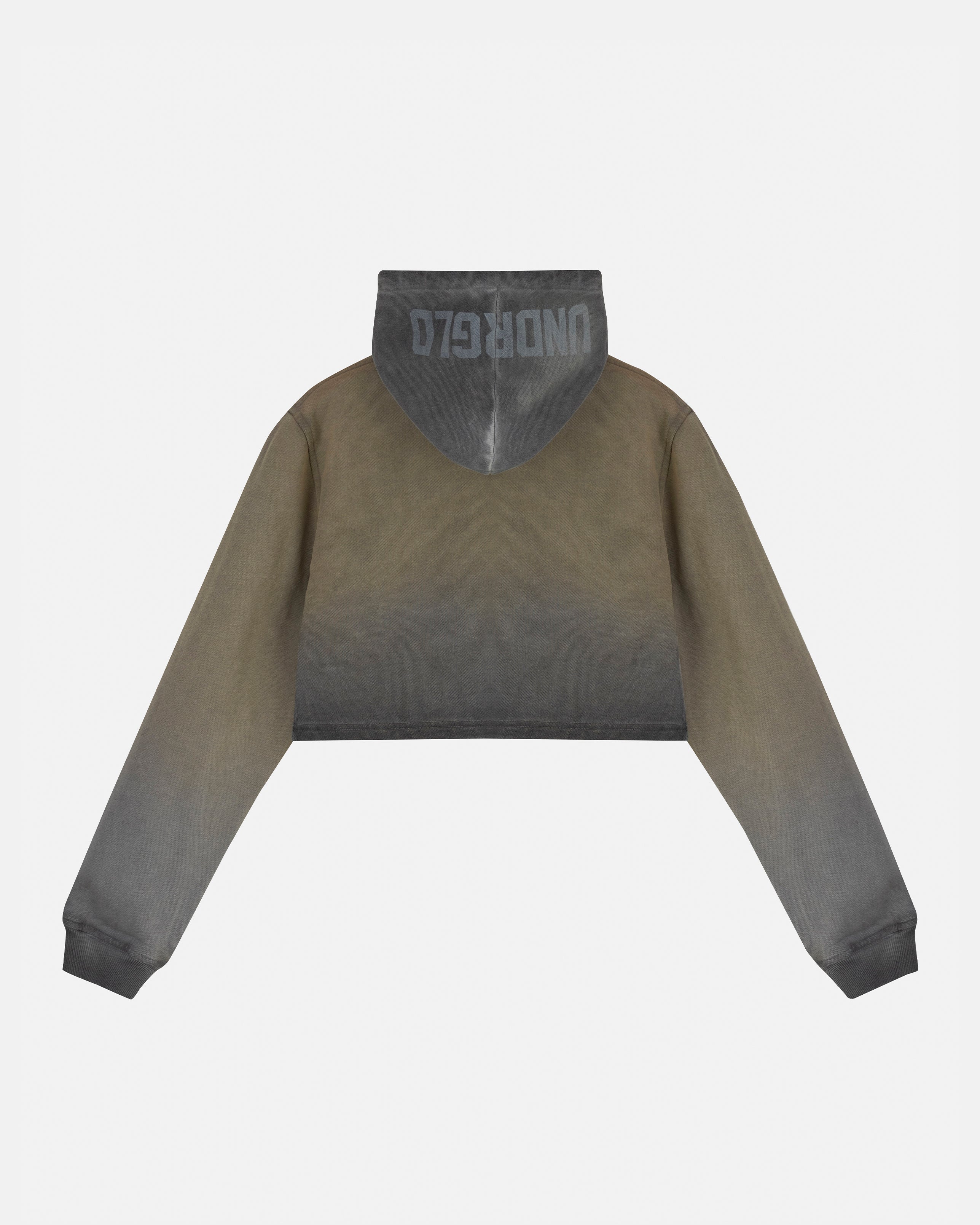 Hoodie Undergold Echoes Slim Fit Faded Olive Hoodie