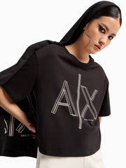 T-Shirt Women Black Armani Exchange