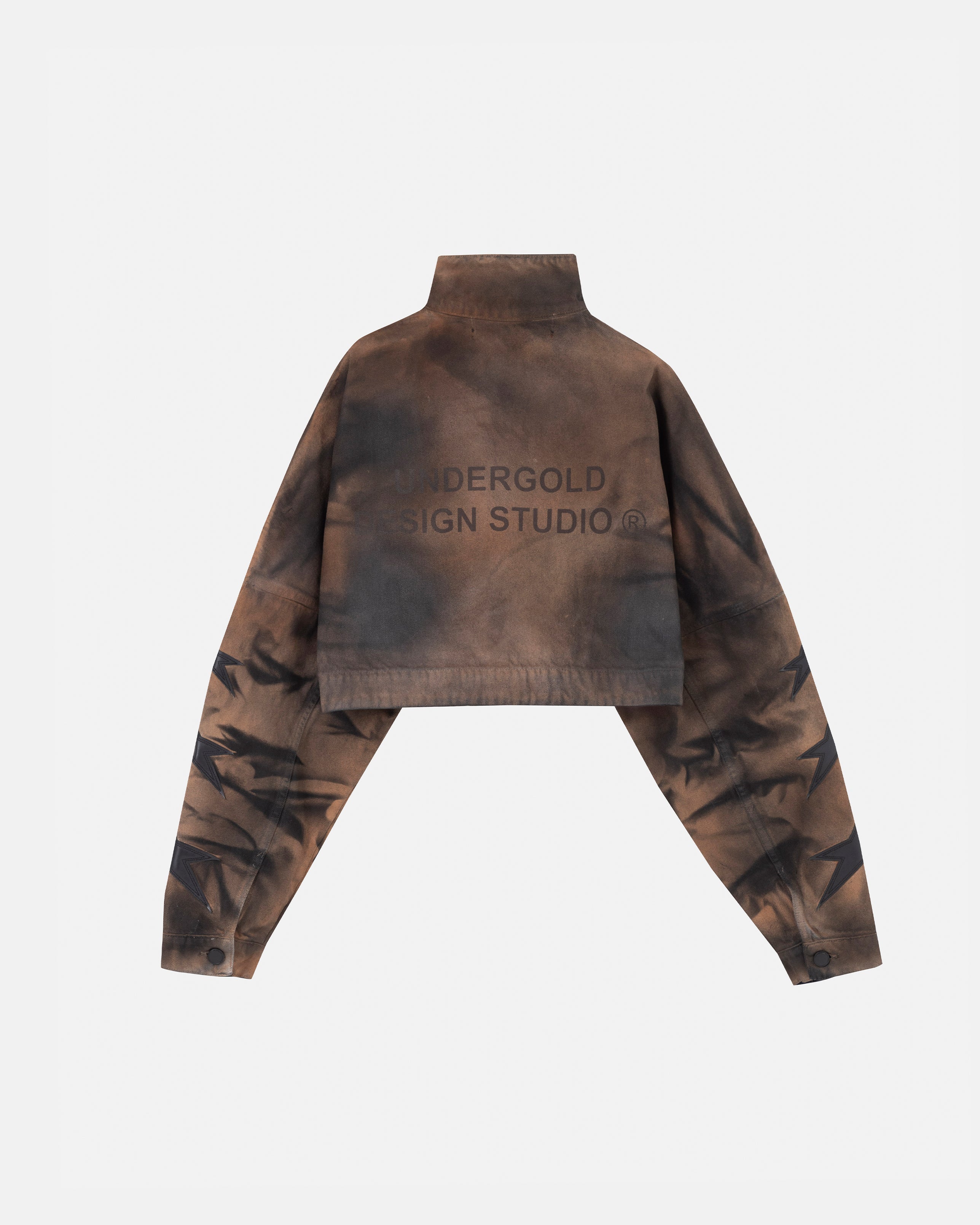 Jacket Undergold Stardust Stars Talla Neck Zip Up Chaqueta