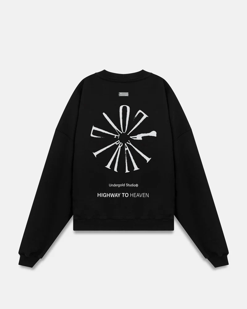 Hoodie Men Undergold Spring Pray 4 Love Boxy Fit Crewneck Hoodie