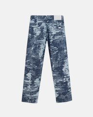 Jean Men Undergold Capsule Jacquard Wide Cammo Blue Jeans