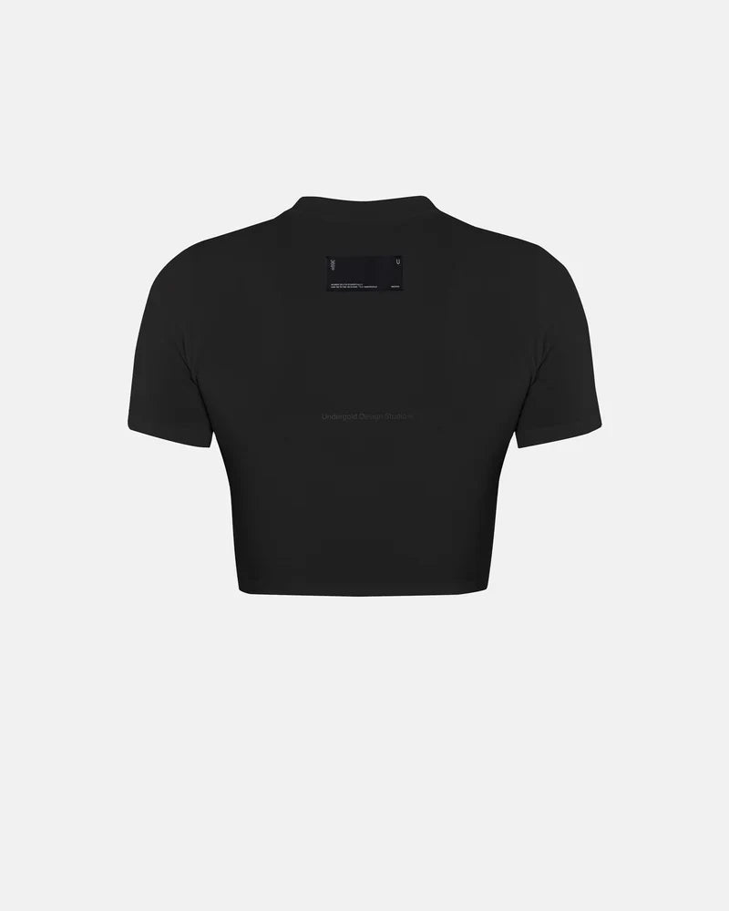 Baby Tee Women Undergold Capsule Blessed Are You Crop Top