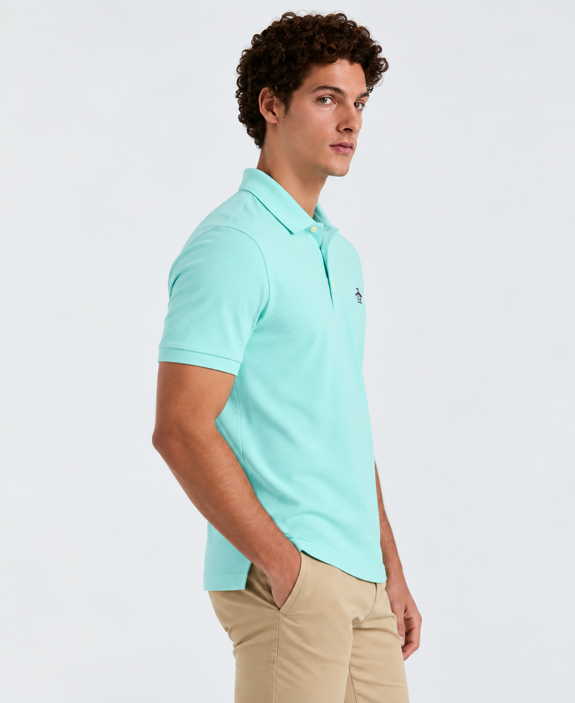 Polo Aguamarina Hombre Penguin