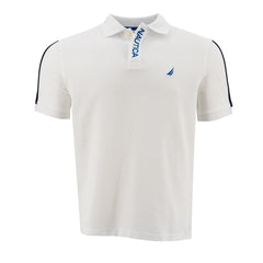 Polo Nautica Hombre Classic Fit White