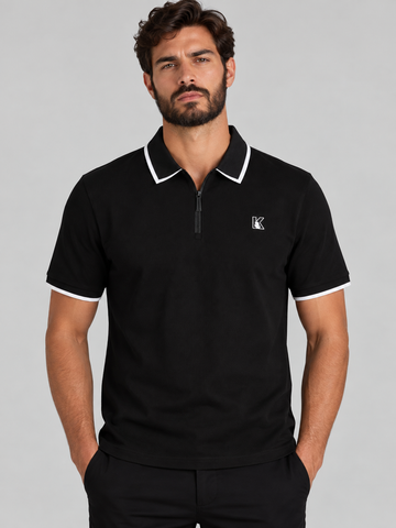 Polo Negro Hombre Karl Lagerfeld