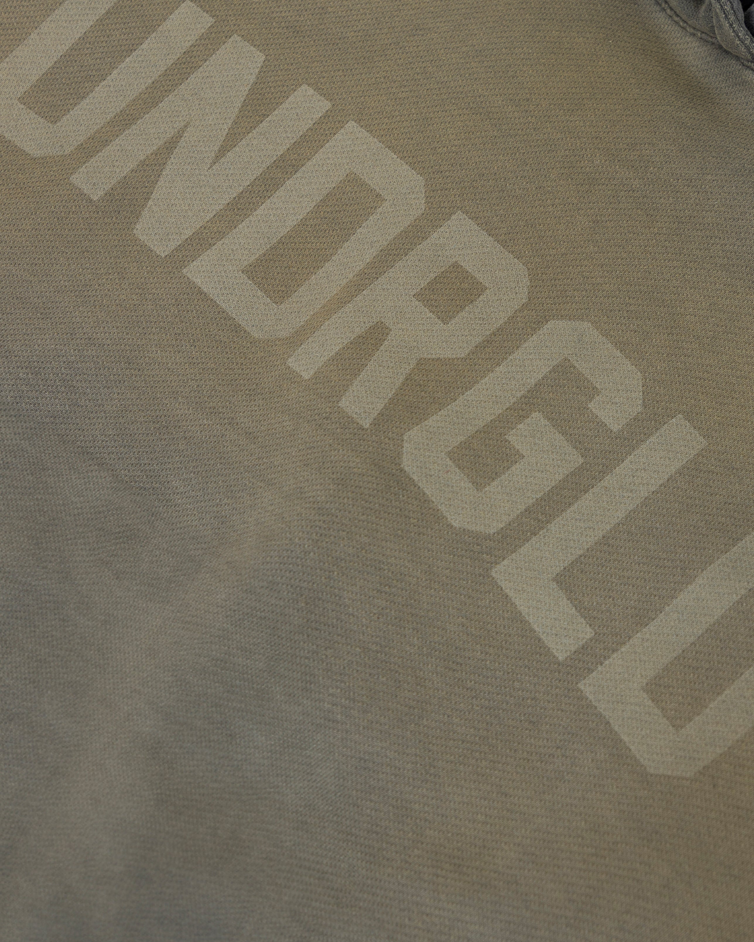 Hoodie Undergold Echoes Slim Fit Faded Olive Hoodie