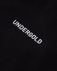 Basics Women Undergold Long Baby Tee Black Crop Top