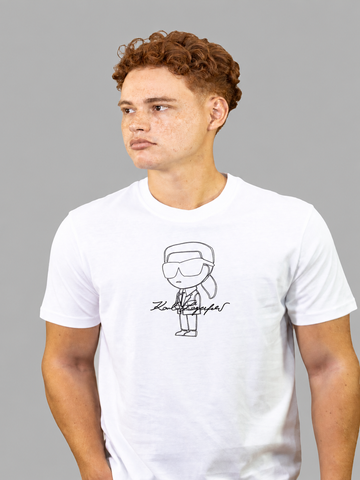 Camiseta Blanca Hombre Karl Lagerfeld