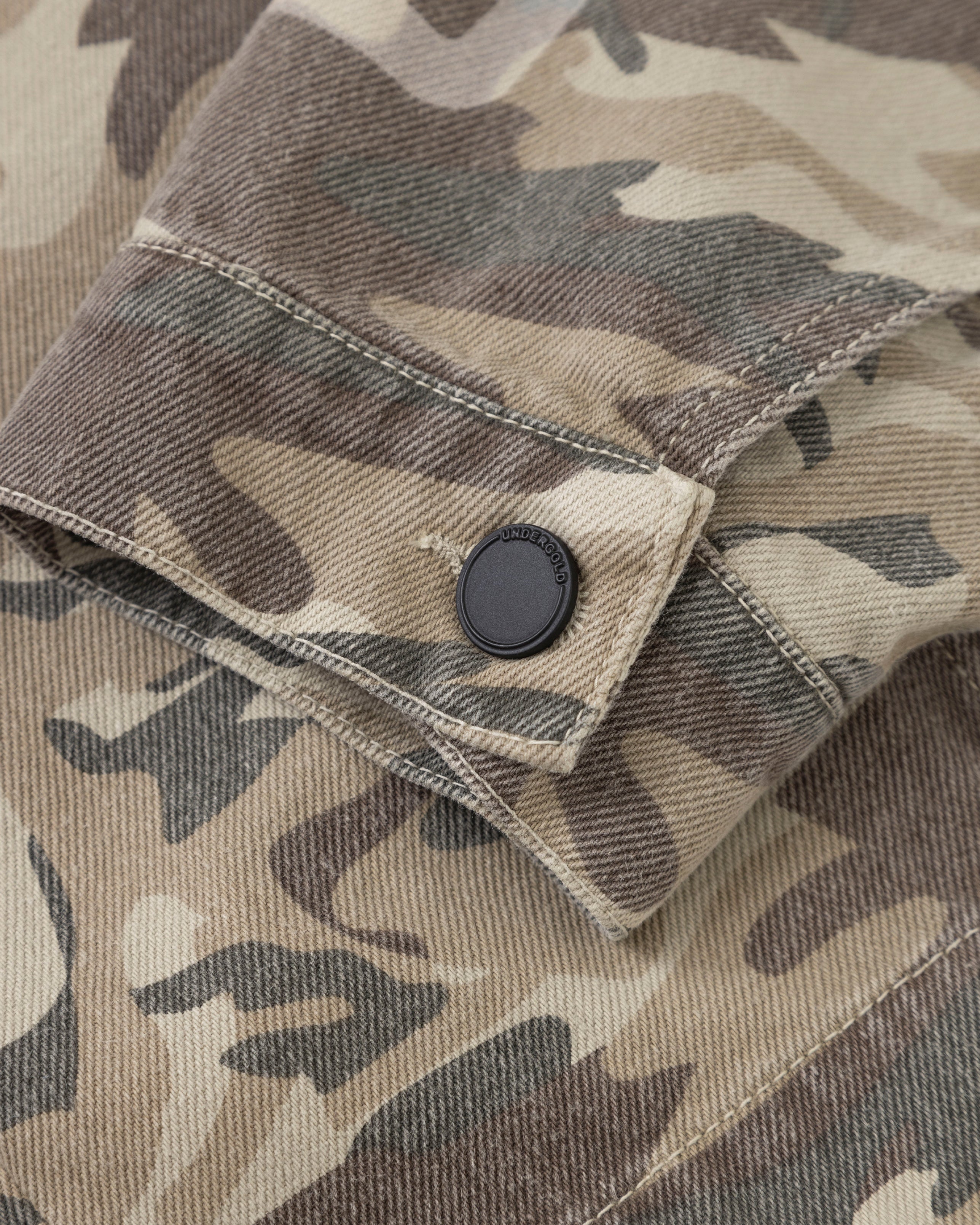 Cropped Hoodie Undergold Camo Chaqueta