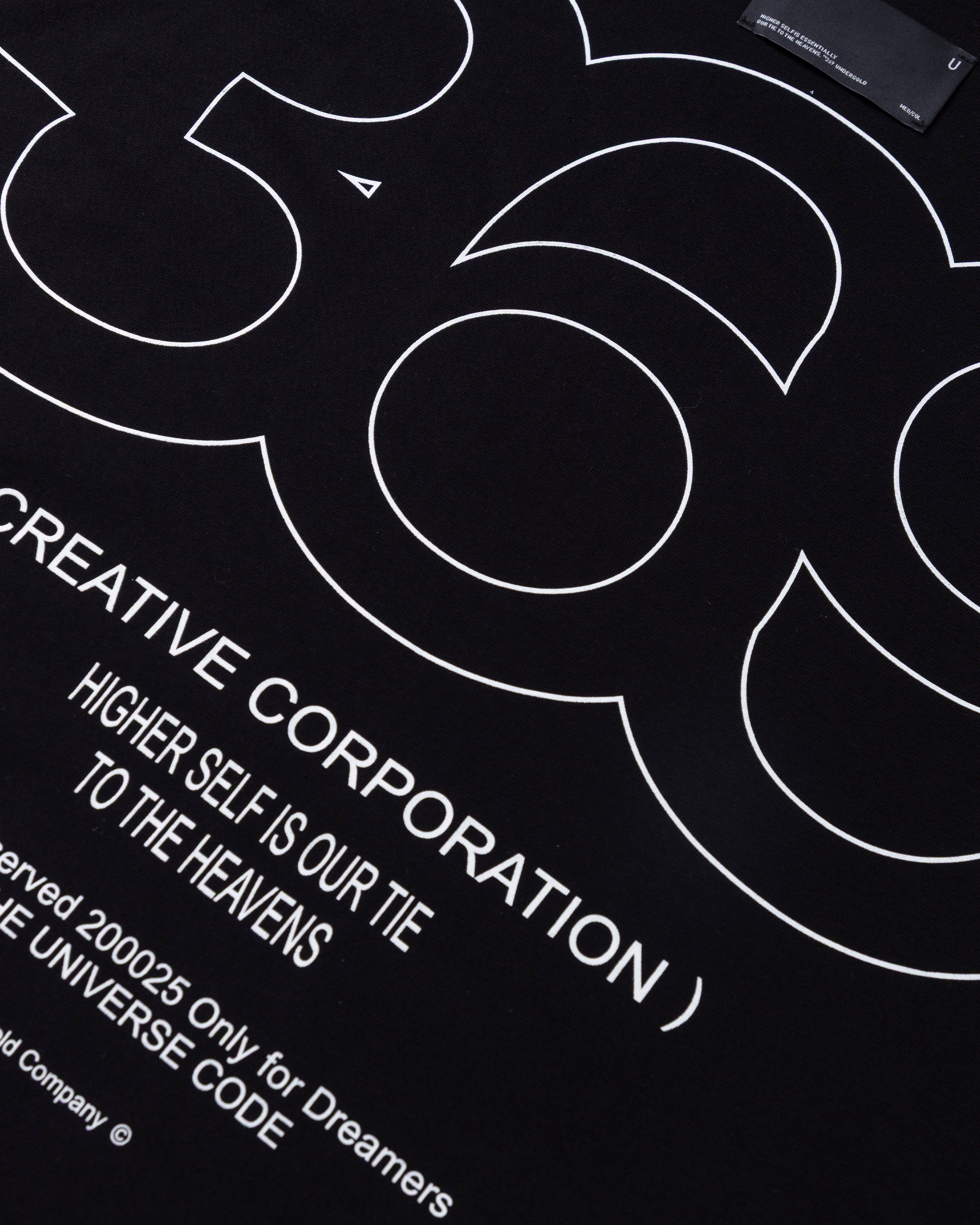 T-shirt Men Undergold Golden Heritage Nebula Black Camiseta