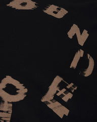 Hoodie Men Undergold Echoes Tremor Crewneck Boxy Fit Black Hoodie