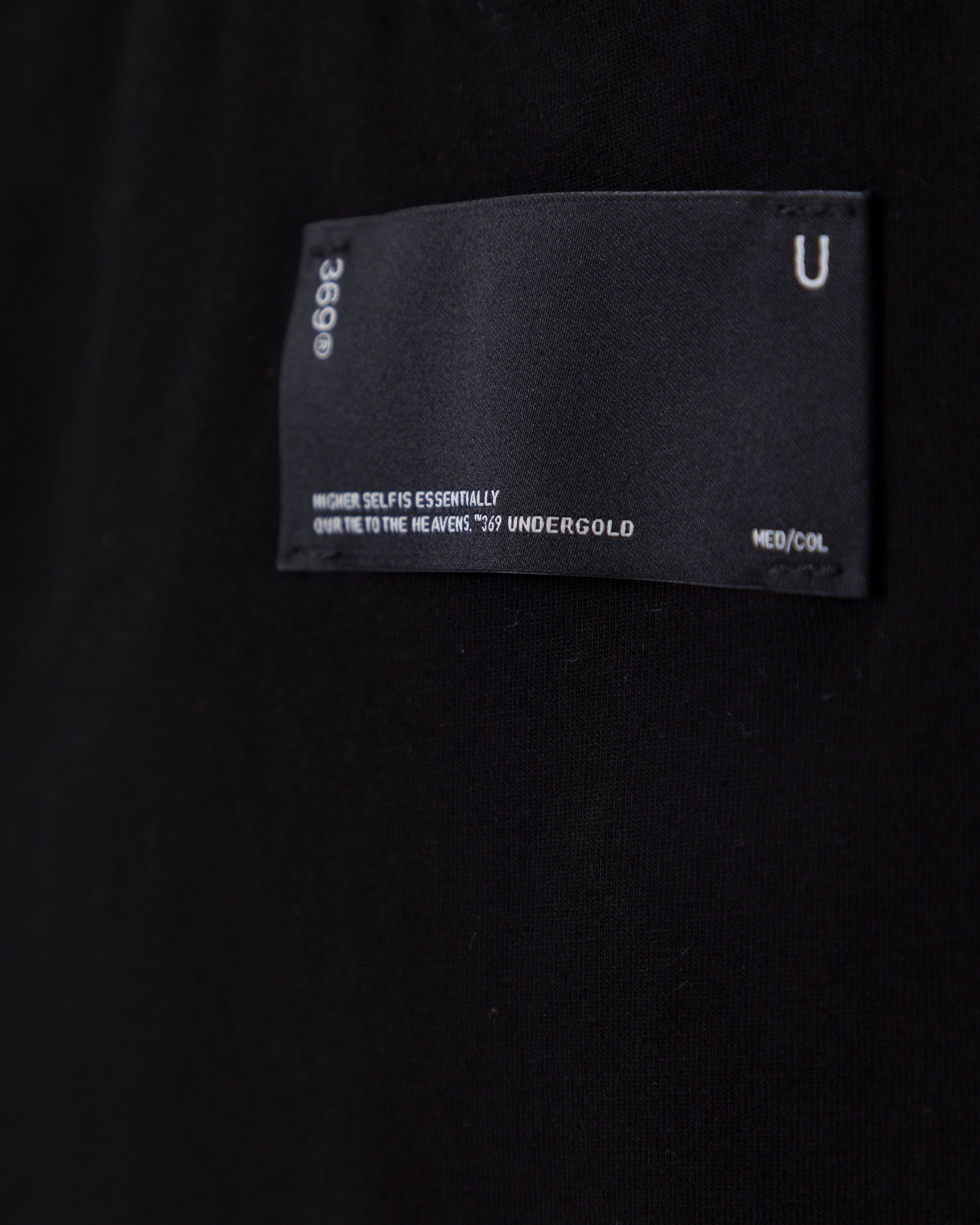 Basics Women Undergold Long Baby Tee Black Crop Top