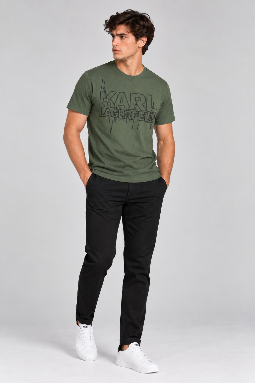 Camiseta Oliva Hombre Karl Lagerfeld