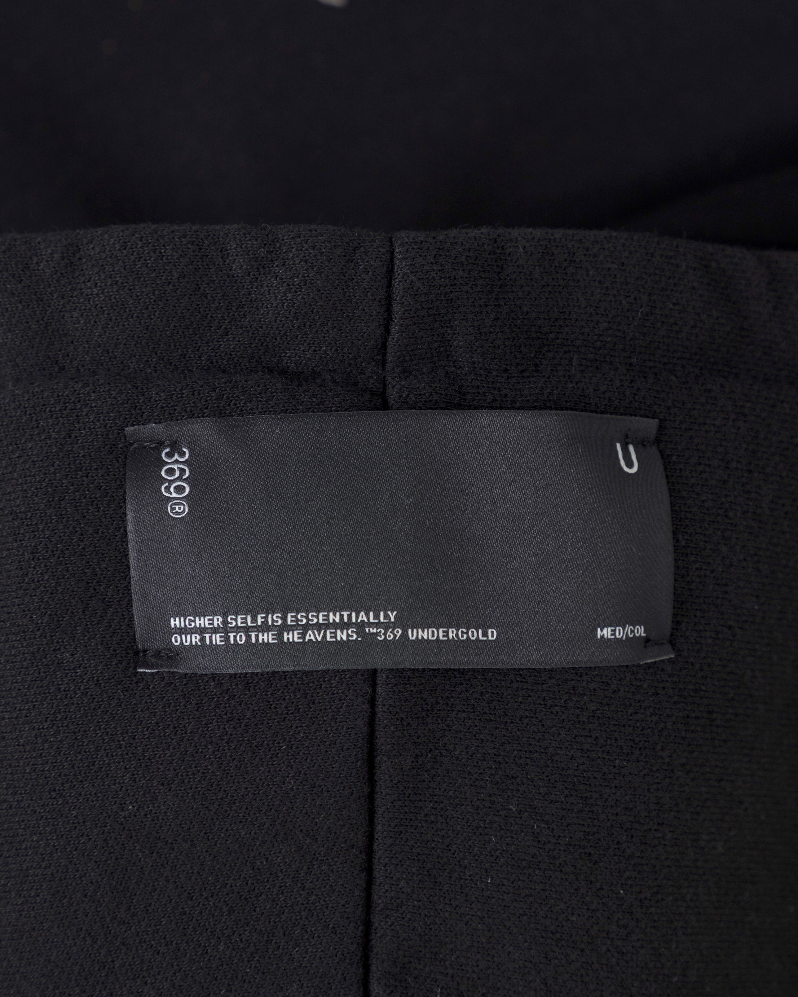 Hoodie Undergold Echoes Cammo Slim Fit Black Hoodie