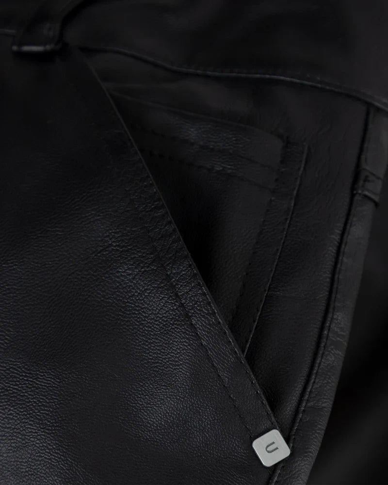 Short Men Undergold Capsule Pleather Black Short