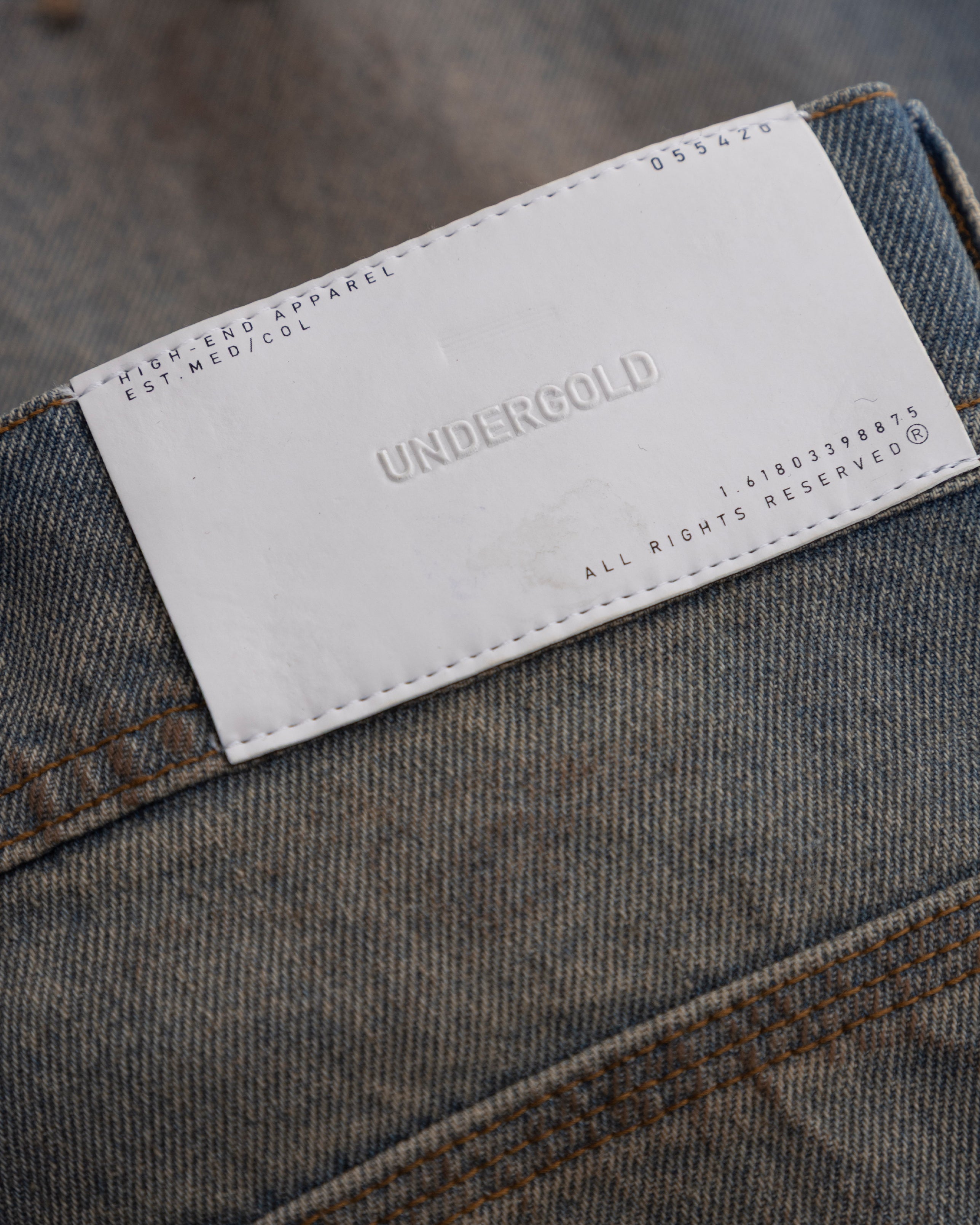 Short Men Undergold Stardust Studio Denim Long SHORT