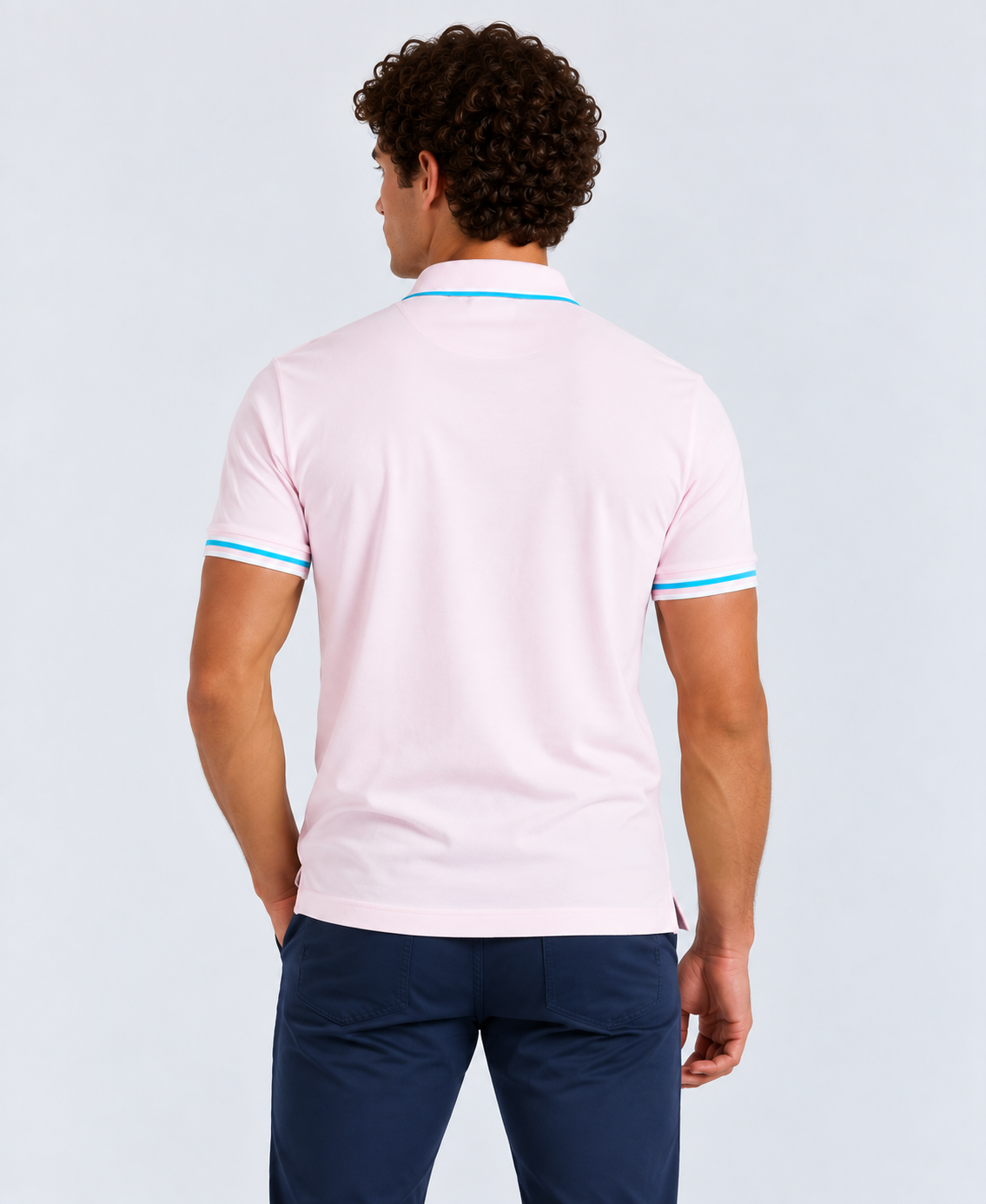 Polo Rosado Hombre Penguin